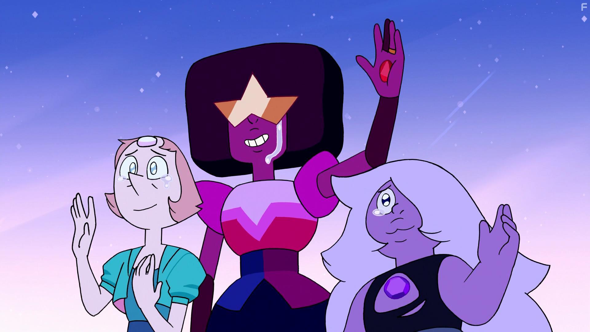 Deedee Magno, Estelle, and Michaela Dietz in Steven Universe Future (2019)
