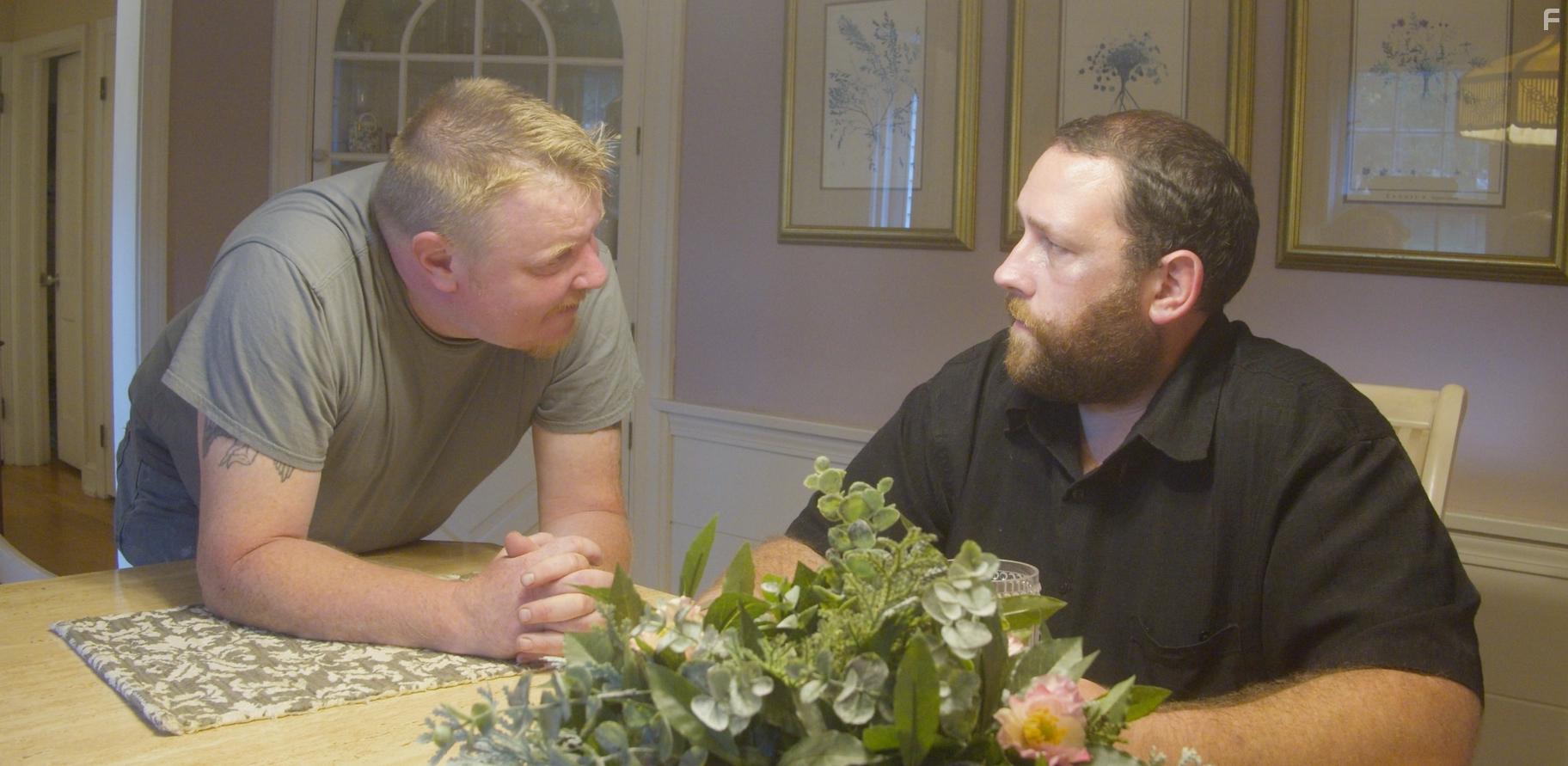 David Lamirande and Joshua Kalinowski in Transcendental Layover (2020)