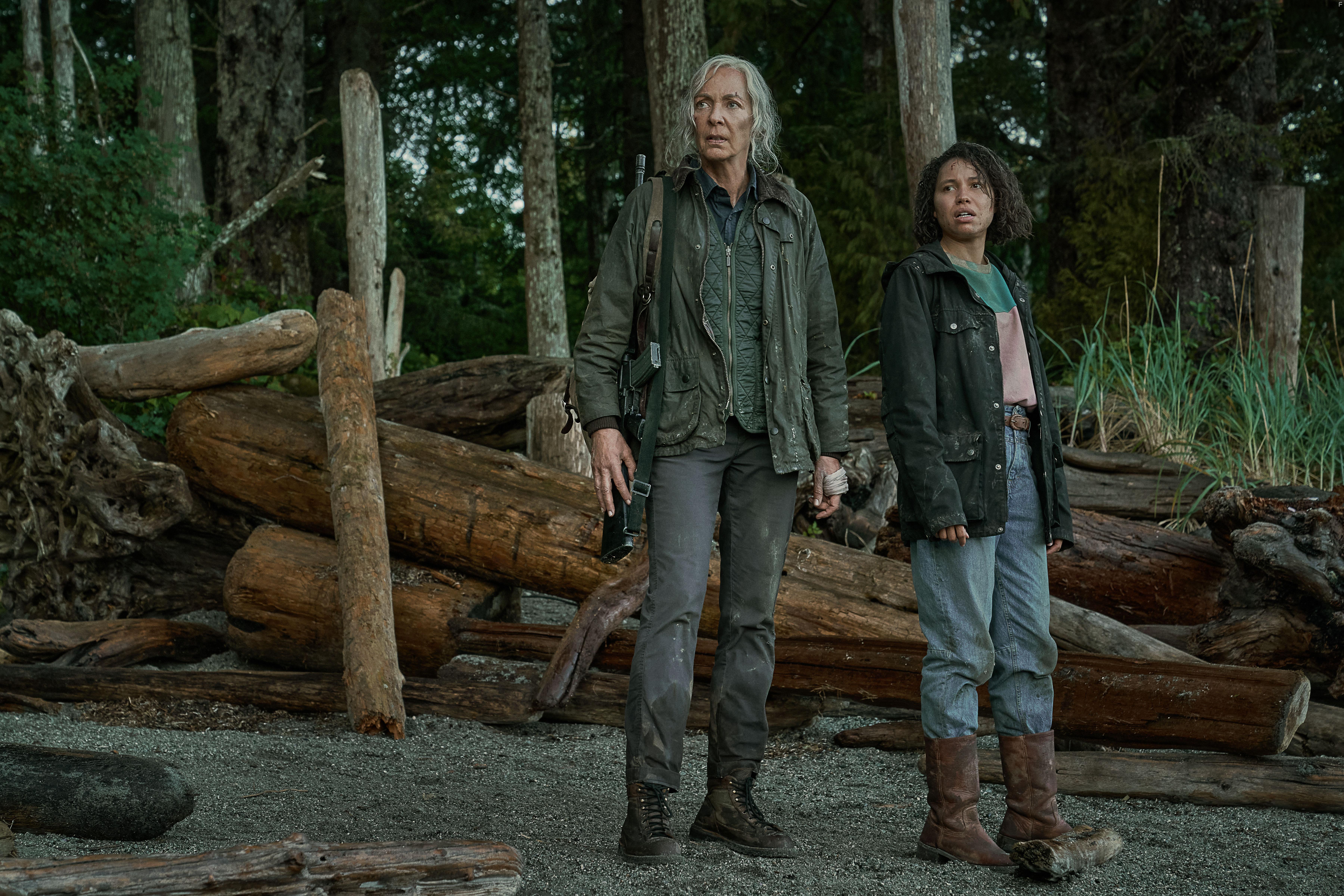 Allison Janney and Jurnee Smollett in Lou (2022)