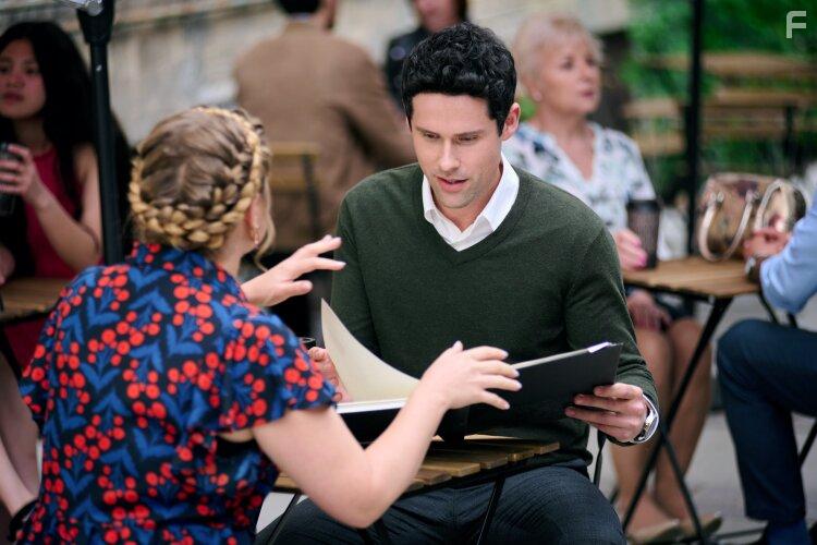 Benjamin Hollingsworth and Jaicy Elliot in Romance in Style (2022)