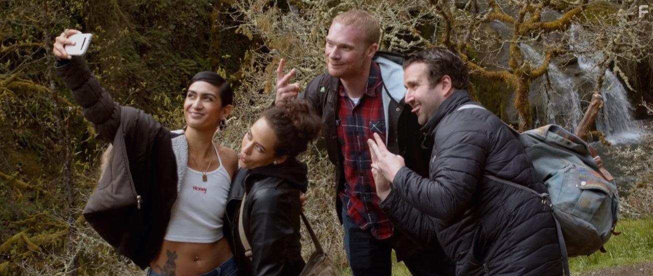 Jax Kellington, Chelsey Falbo, Luke William Nelson, and Alex Onda in Mutant Vampires from the Planet Neptune (2021)