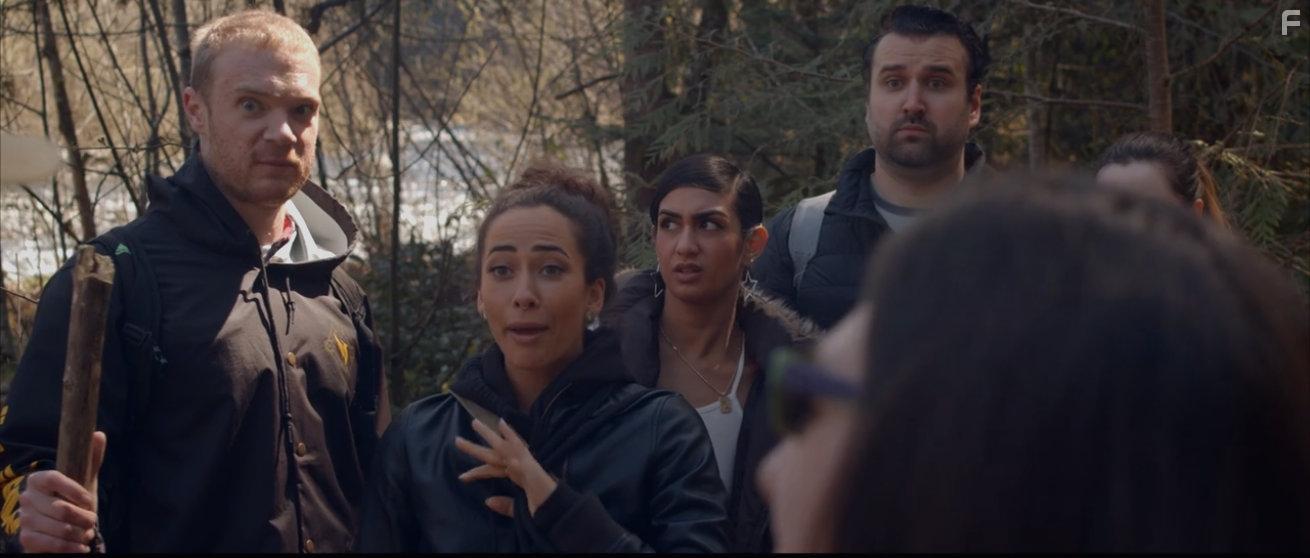 Jax Kellington, Chelsey Falbo, Luke William Nelson, and Alex Onda in Mutant Vampires from the Planet Neptune (2021)