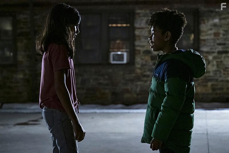 Madison Taylor Baez and Ian Foreman in Let the Right One In (2022)