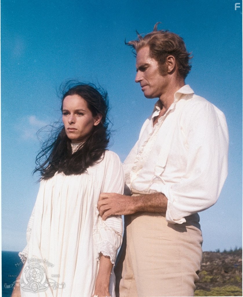 Charlton Heston and Geraldine Chaplin in The Hawaiians (1970)