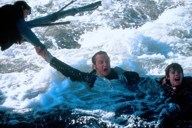 Blake Bashoff, Michael Galeota, and Daniel Stern in Измученные походом (1995)