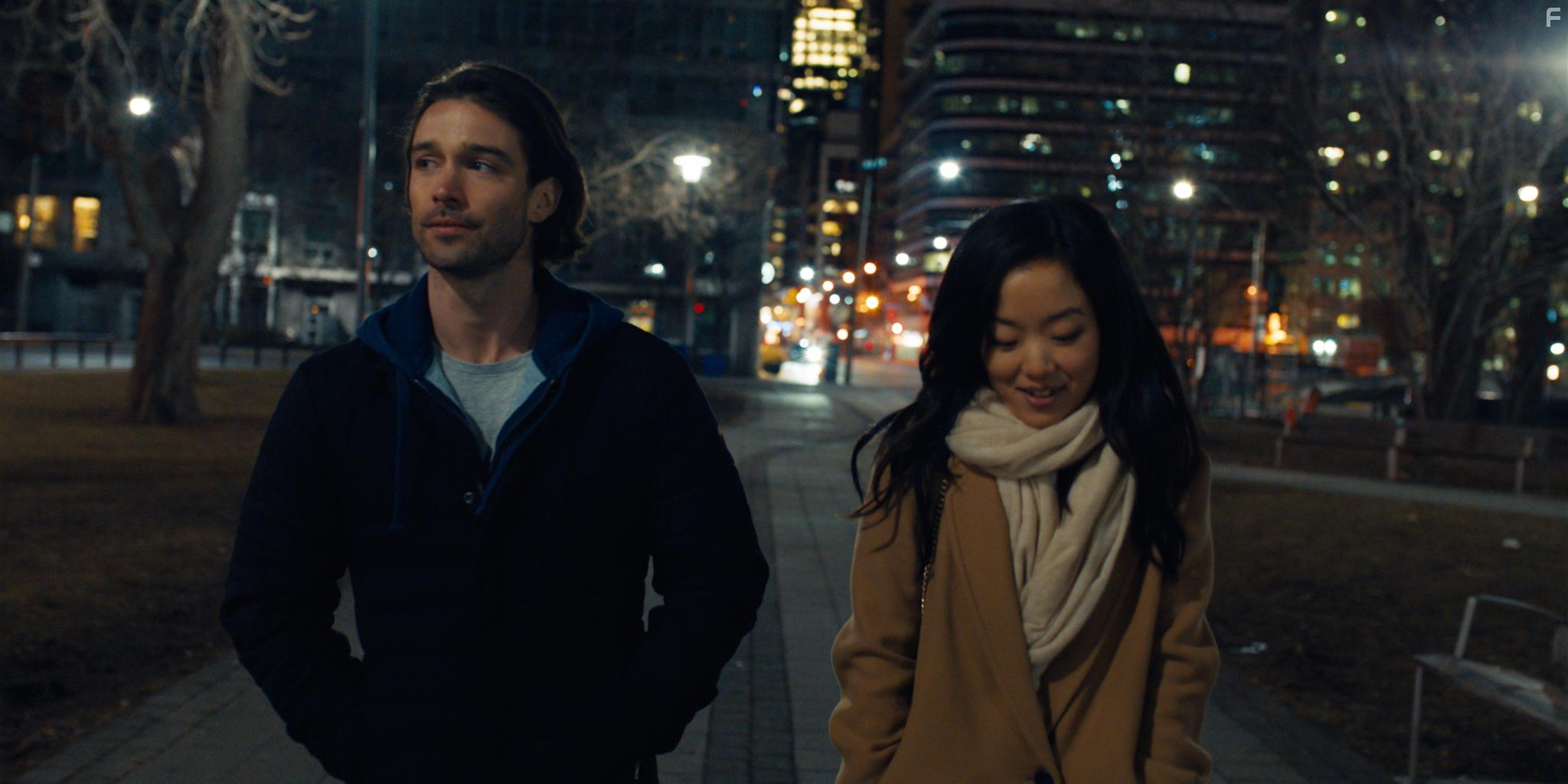 Joe Scarpellino and Andrea Bang in Stay the Night (2022)