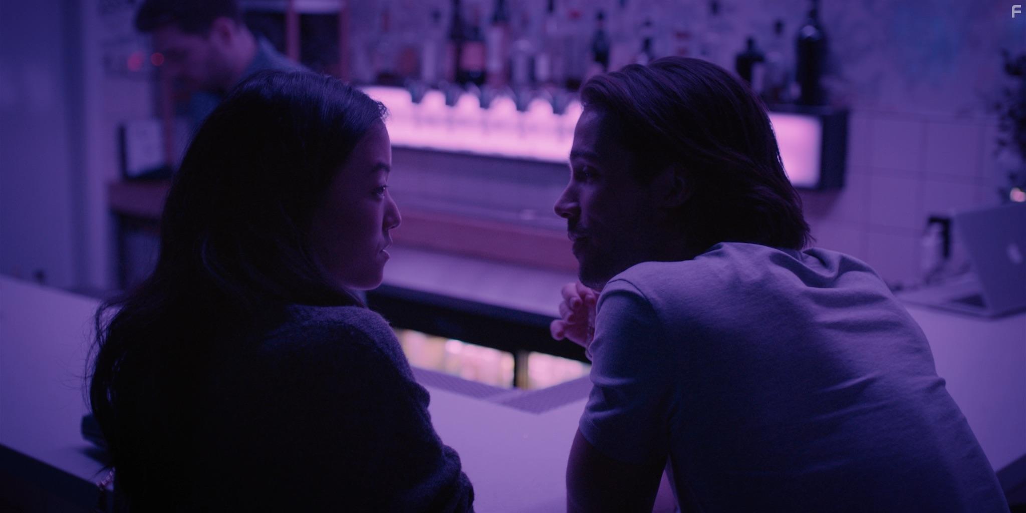 Joe Scarpellino and Andrea Bang in Stay the Night (2022)