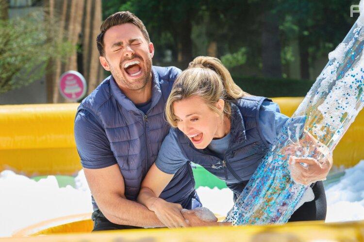 Jonathan Bennett and Brooke D'Orsay in Wedding of a Lifetime (2022)