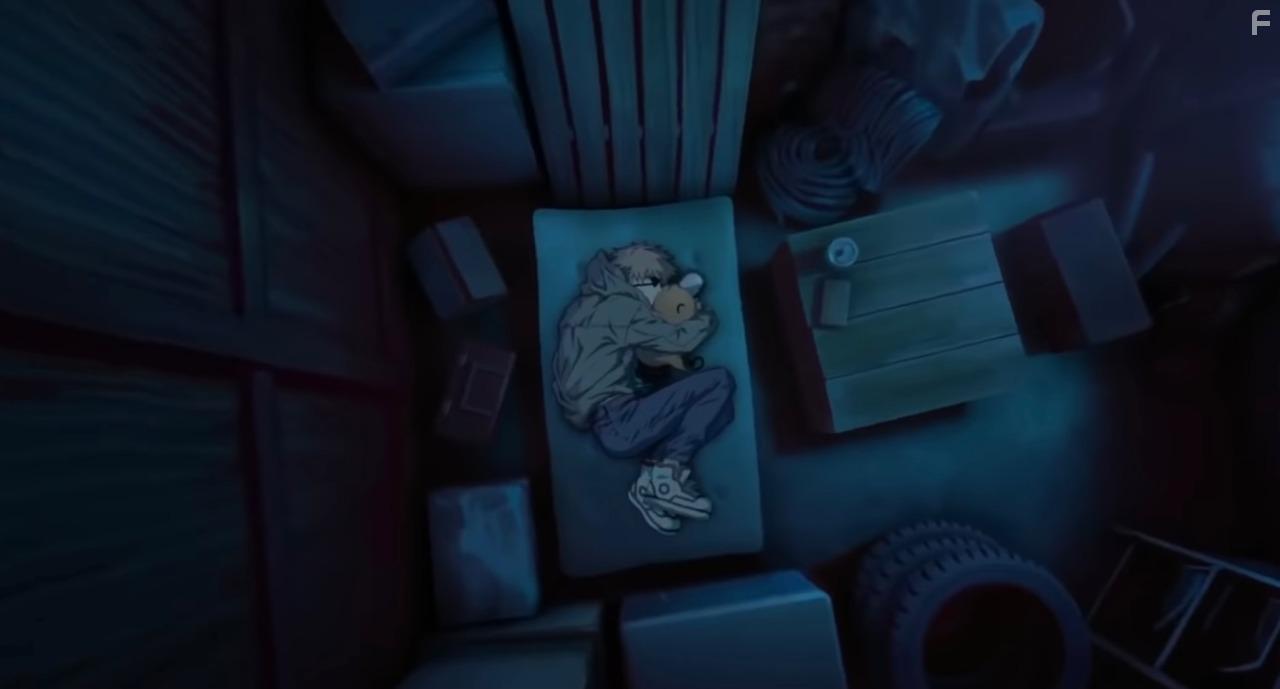 Kikunosuke Toya and Shiori Izawa in Chainsaw Man (2022)