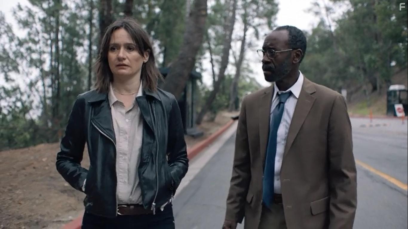 Don Cheadle and Emily Mortimer in Don't Look Deeper (2020)