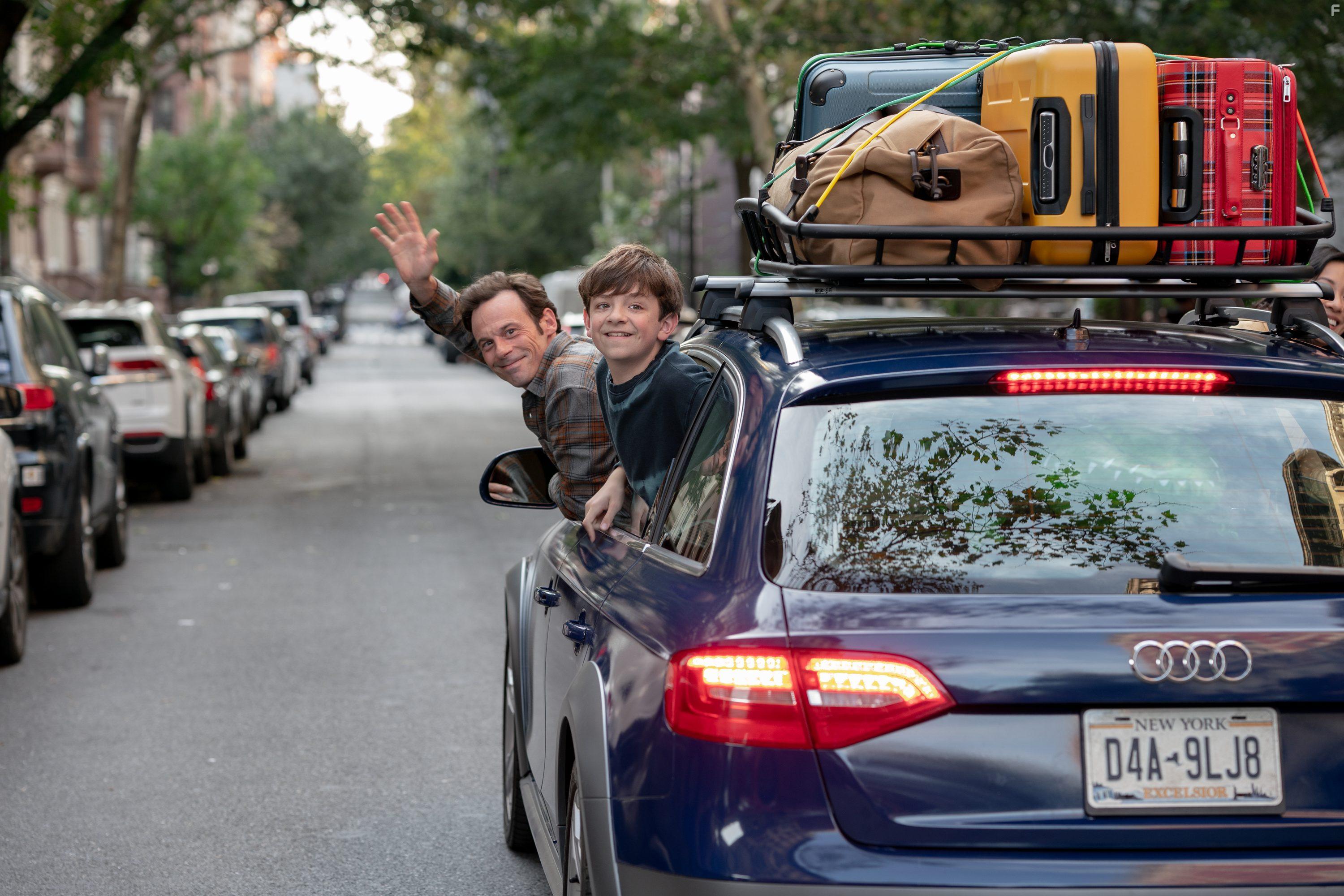 Scoot McNairy, Constance Wu, and Winslow Fegley in Lyle, Lyle, Crocodile (2022)