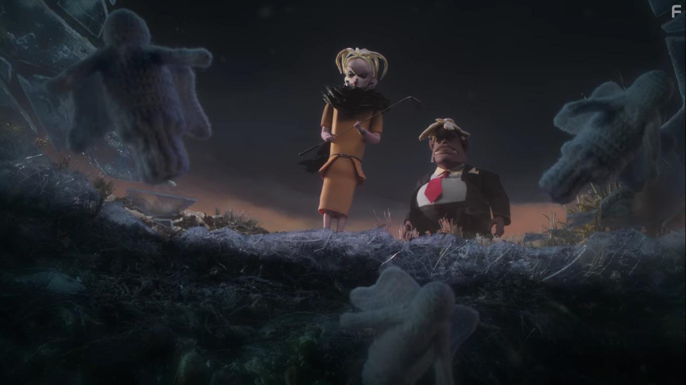 David Harewood and Maxine Peake in Wendell & Wild (2022)