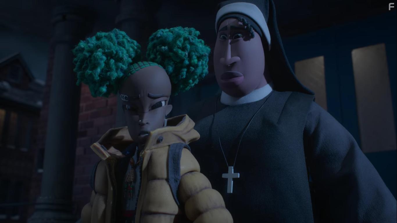 Angela Bassett and Lyric Ross in Wendell & Wild (2022)