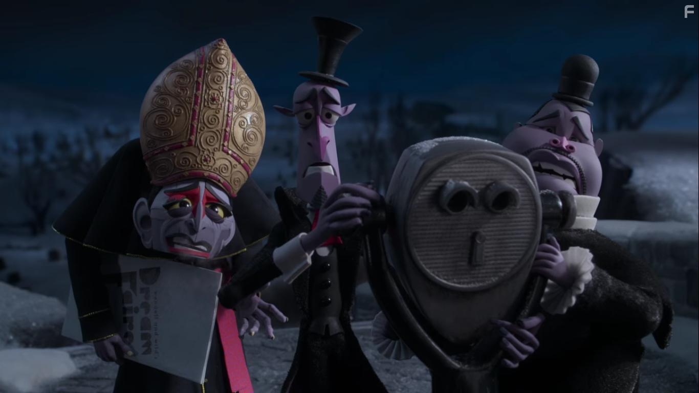 James Hong, Keegan-Michael Key, and Jordan Peele in Wendell & Wild (2022)