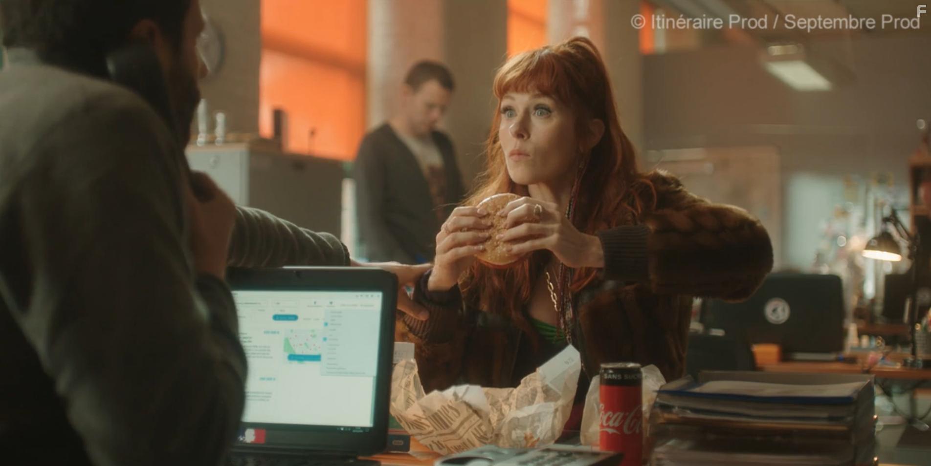 Mehdi Nebbou and Audrey Fleurot in HPI: Haut Potentiel Intellectuel (2021)