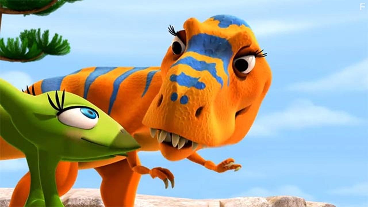Ian James Corlett, Kathleen Barr, Craig Bartlett, Trevor Devall, Tabitha St. Germain, Ellen Kennedy, Laura Marr, Colin Murdock, Diana Kaarina, Ashleigh Ball, Erika-Shaye Gair, Claire Margaret Corlett, and Chance Hurstfield in Dinosaur Train: Adventure Island (2021)