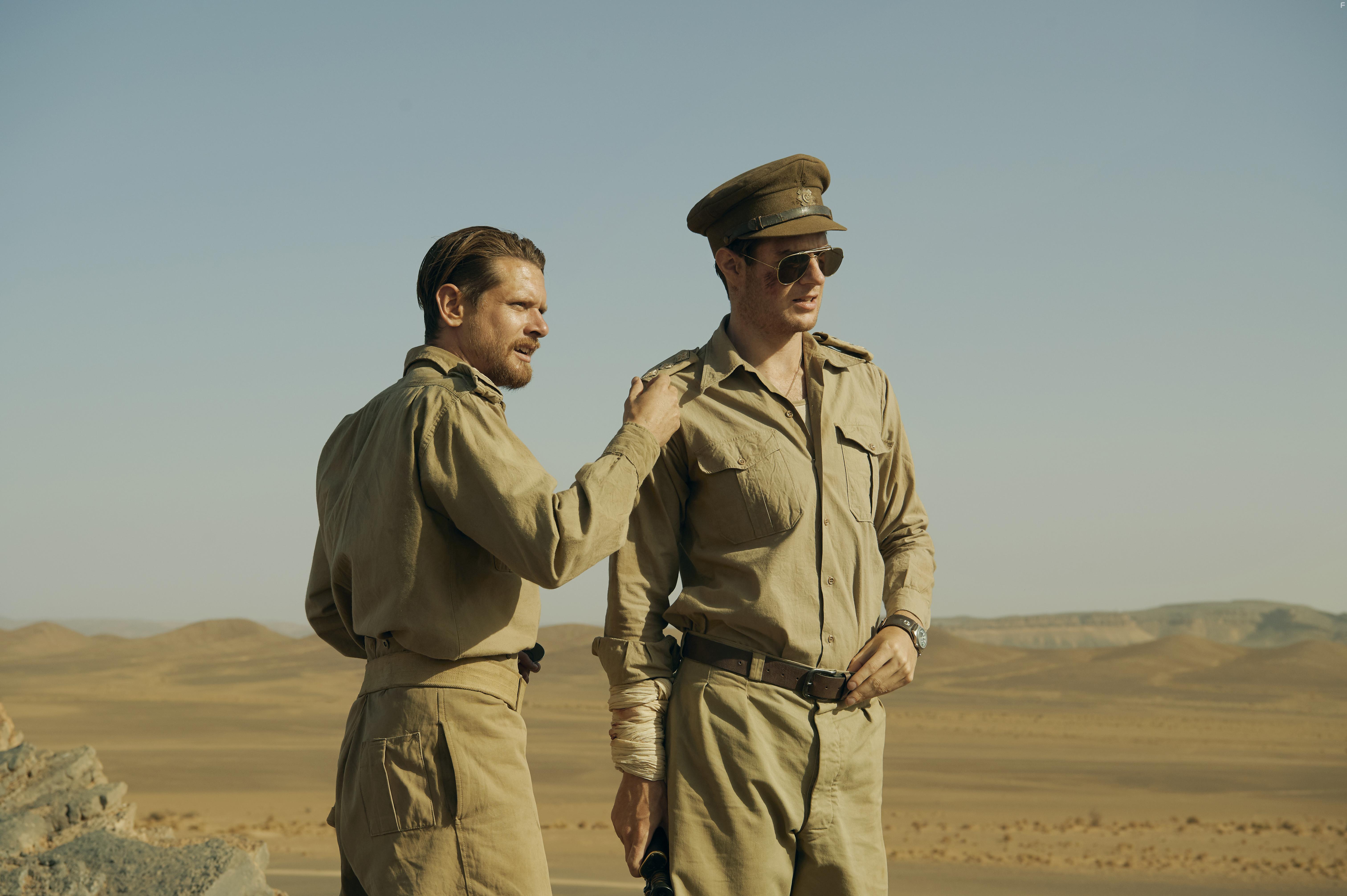 Jack O'Connell and Connor Swindells in SAS Rogue Heroes (2022)