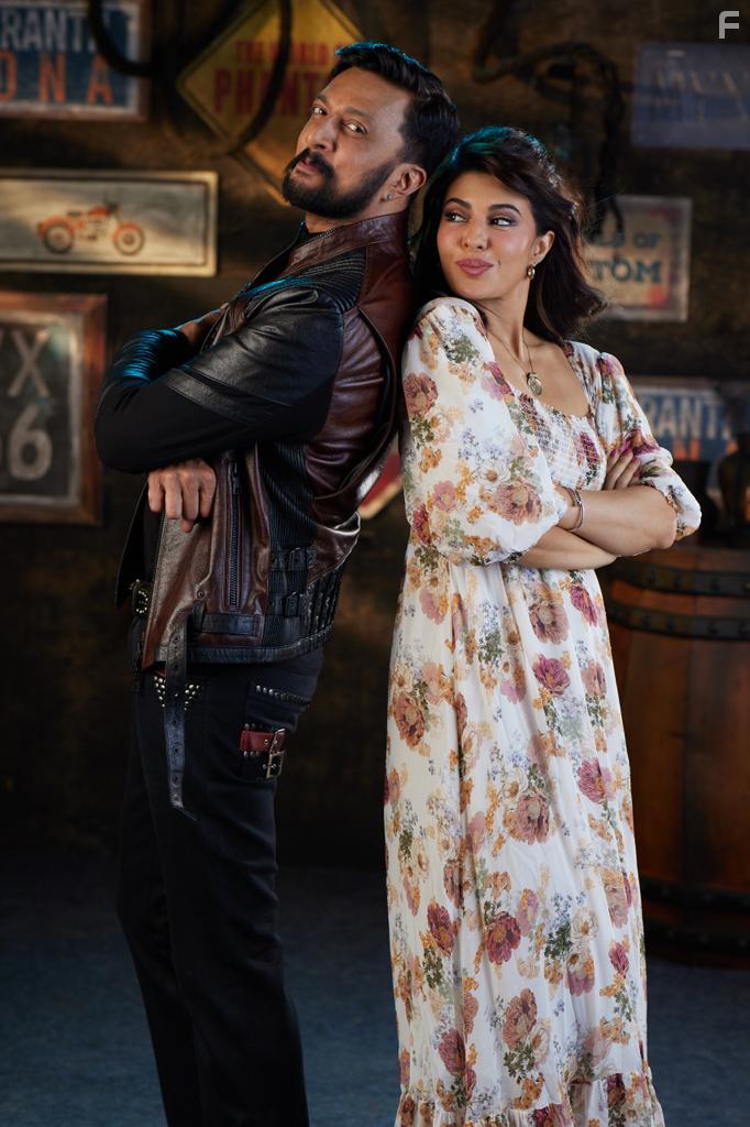 Sudeep and Jacqueline Fernandez in VR (Vikrant Rona) (2022)