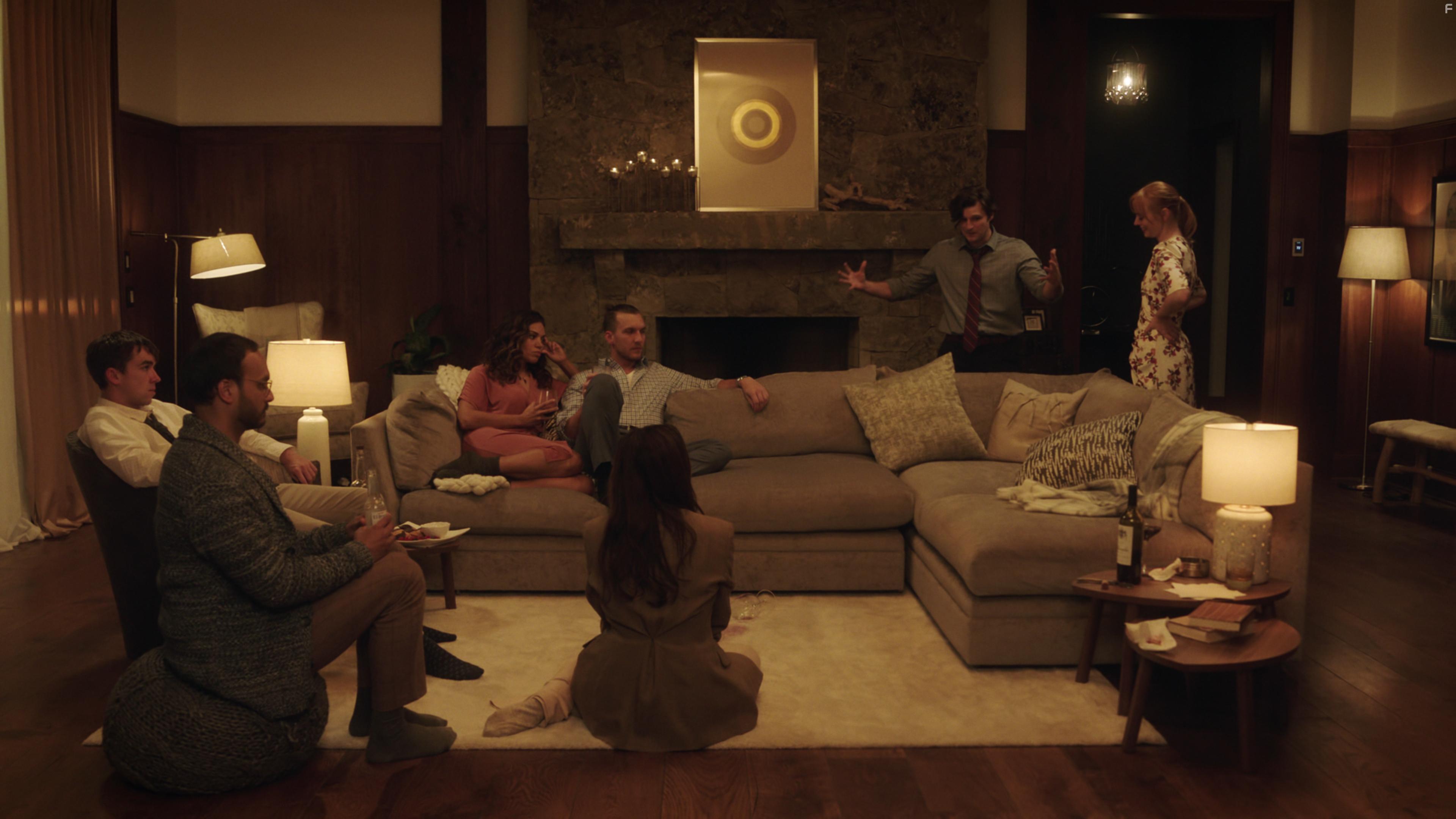 Sophia Bush, Michael Waller, Scott Michael Foster, Deborah Ann Woll, Arjun Gupta, Kevin Bigley, and Ciara Rene in Deborah (2022)