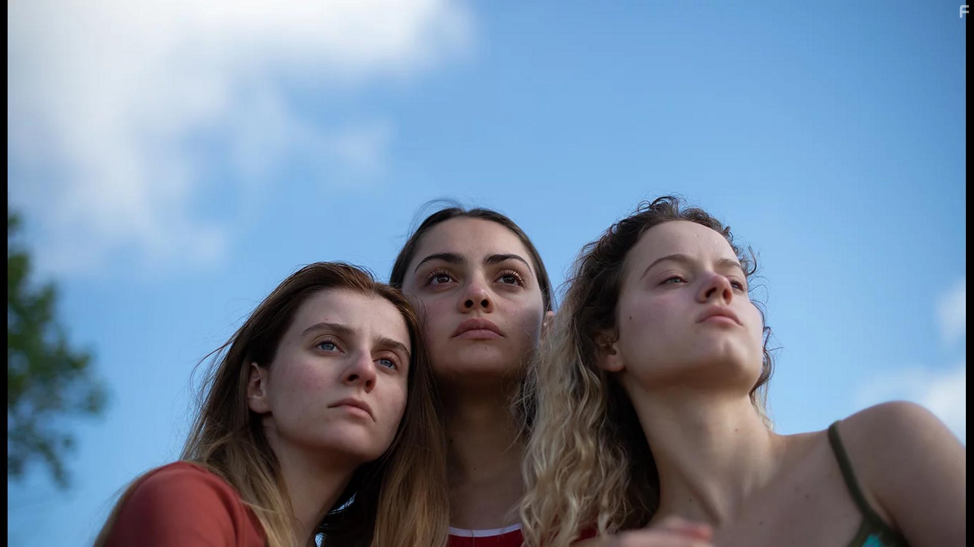 Urate Shabani, Flaka Latifi, and Era Balaj in The Hill Where Lionesses Roar (2021)