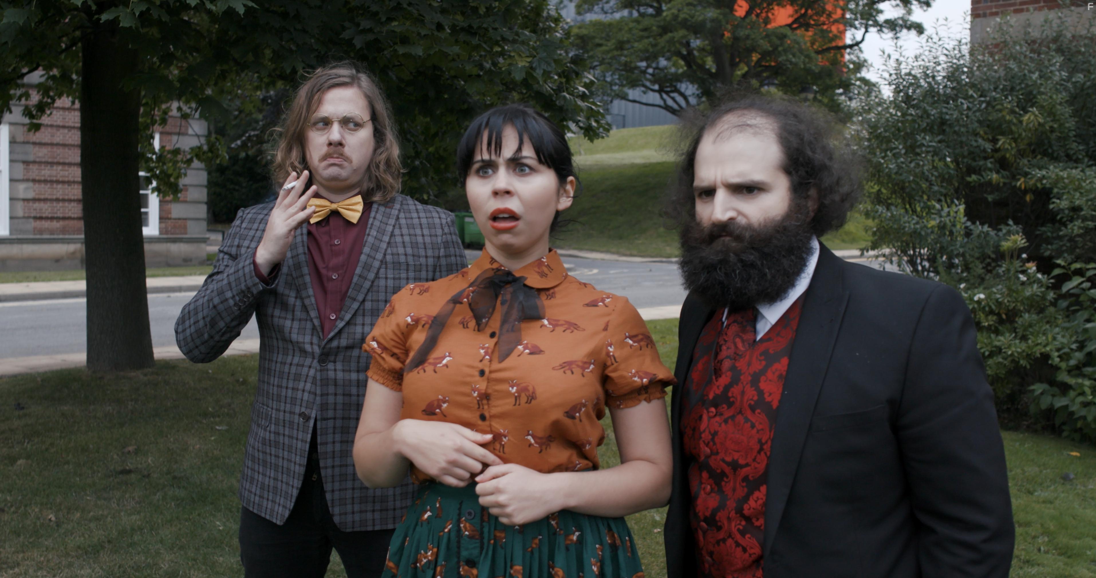 Justin A. Martell, Vito Trigo, and Annabella Rich in Eating Miss Campbell (2022)