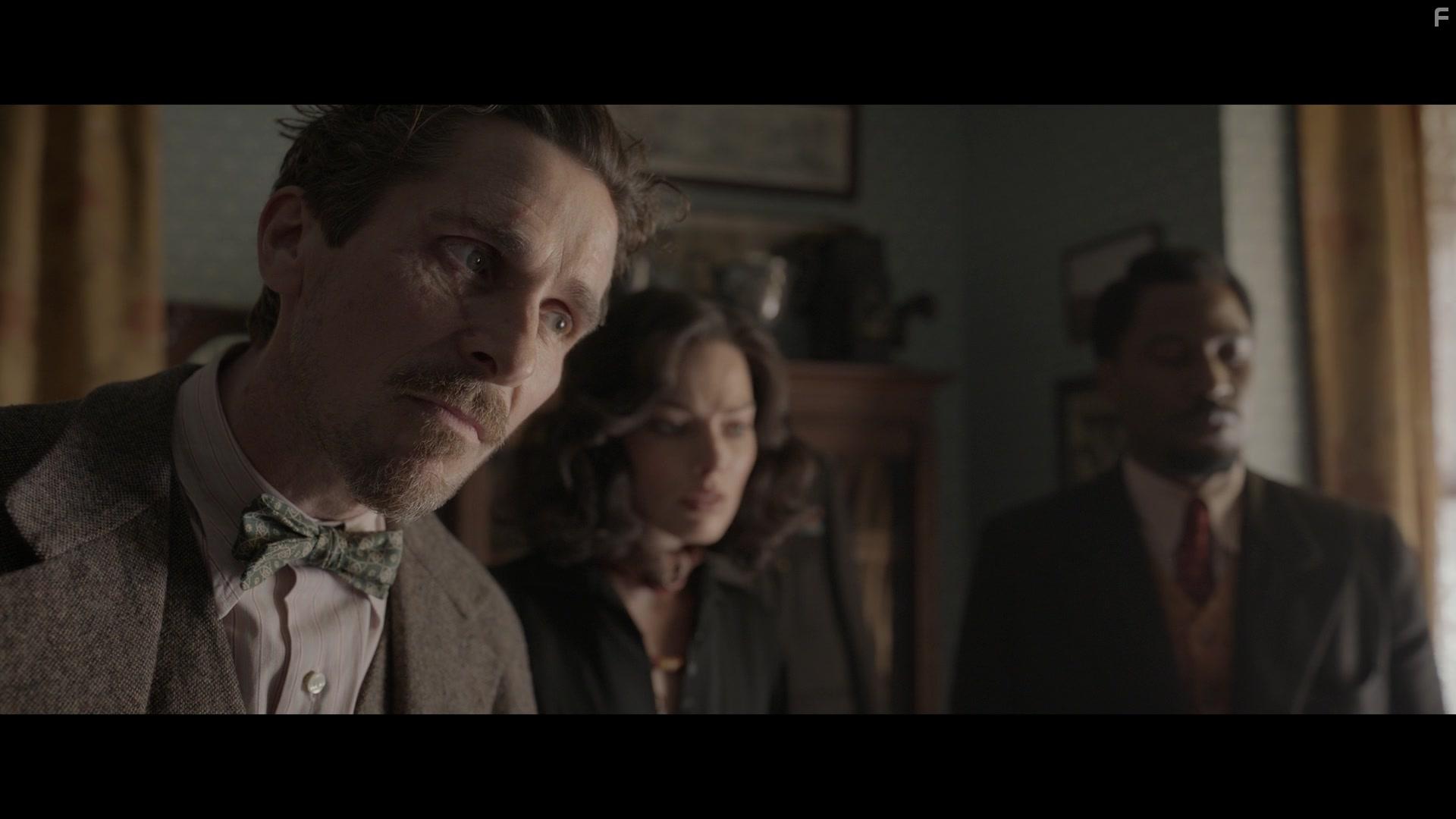 Christian Bale, John David Washington, and Margot Robbie in Amsterdam (2022)