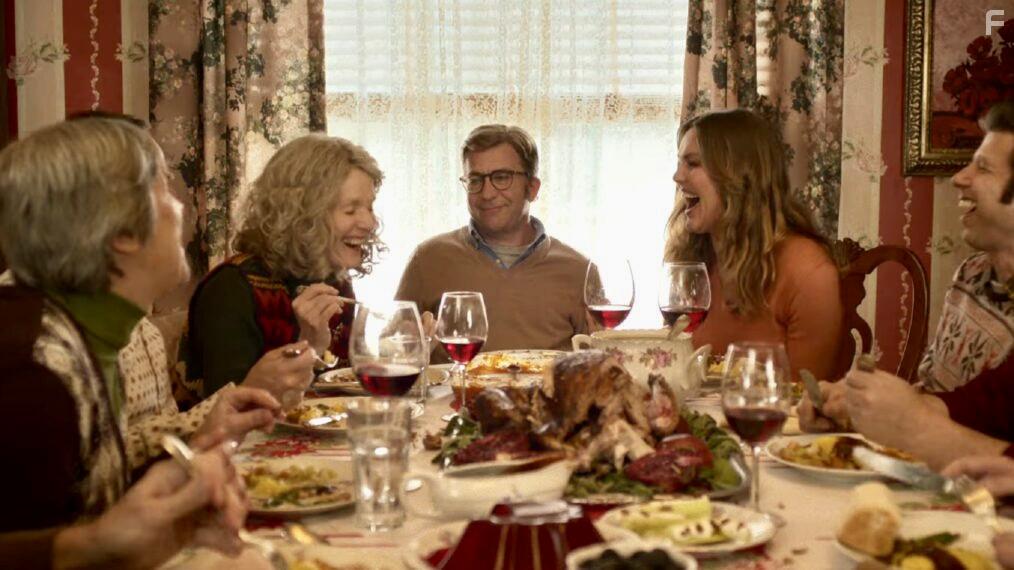 Peter Billingsley, Erinn Hayes, Julie Hagerty, and R.D. Robb in A Christmas Story Christmas (2022)