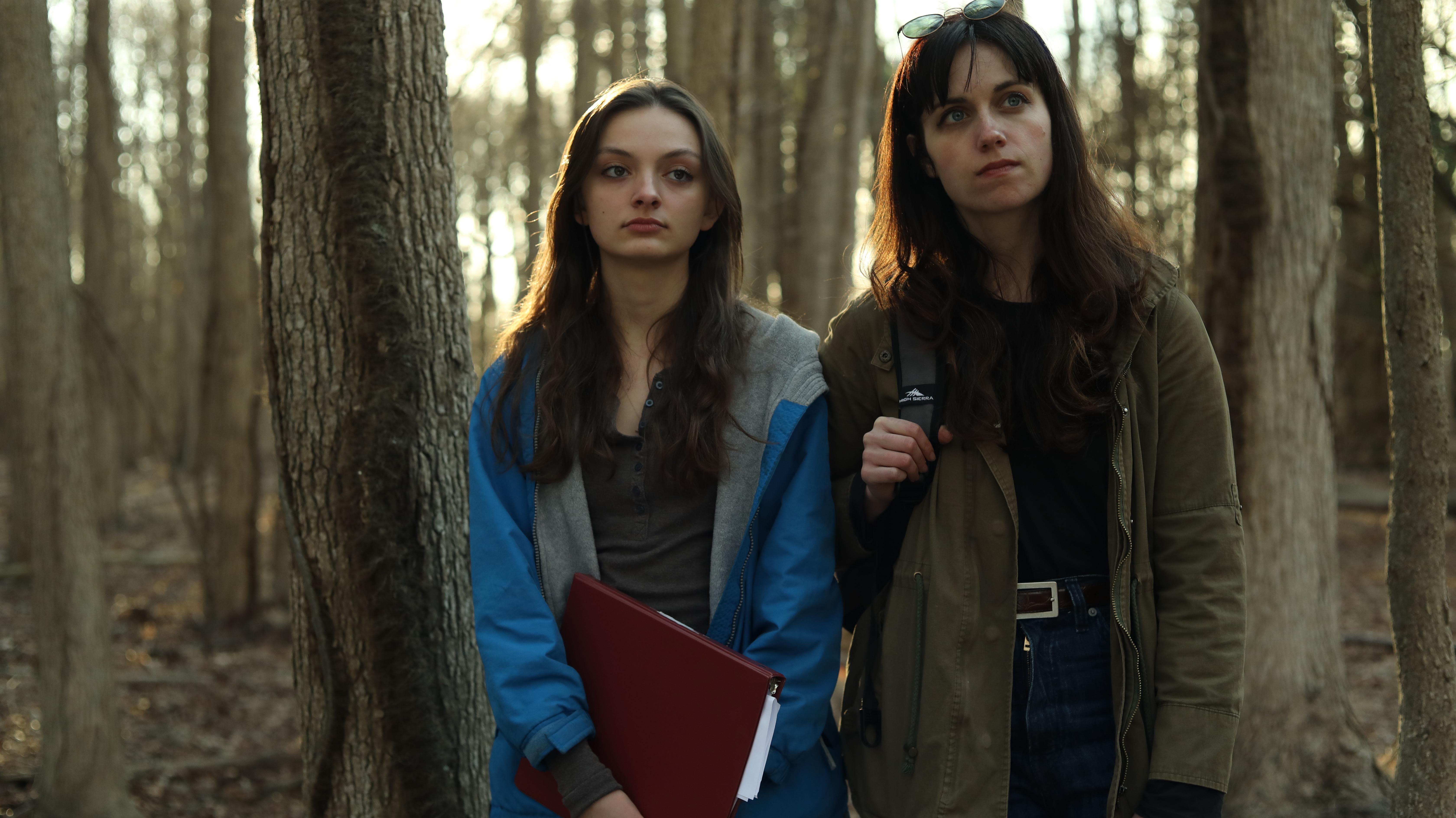 Sophia Zalipsky and Rivers Duggan in King of Terrors (2022)