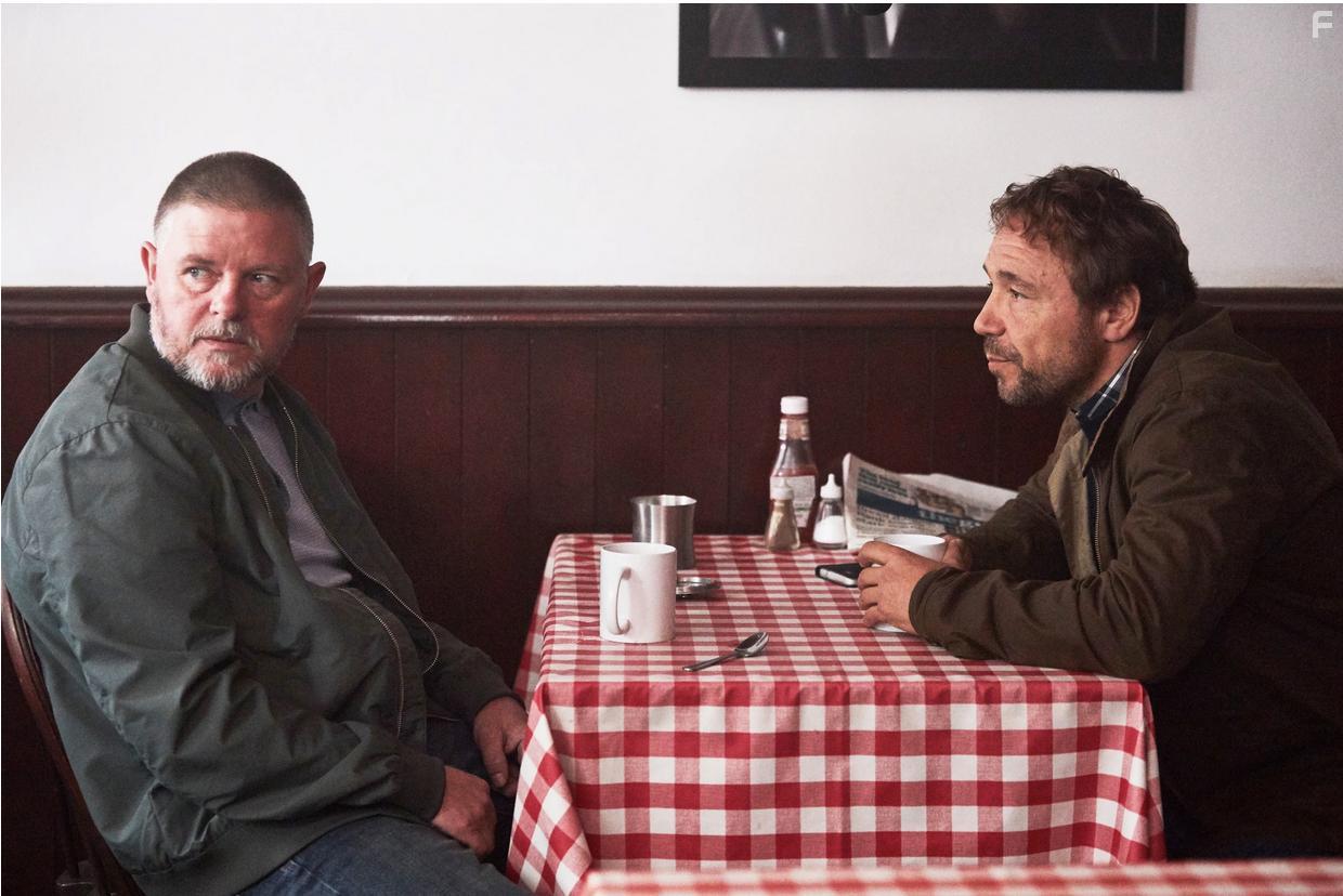 Stephen Graham and Danny Cunningham in The Walk-In (2022)