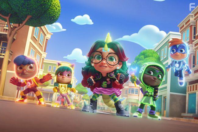 Hartley Wexler, Nevin Kar, Julieta Cortes, Sydney Thomas, and Oscar Daniel Reyez in Action Pack (2022)