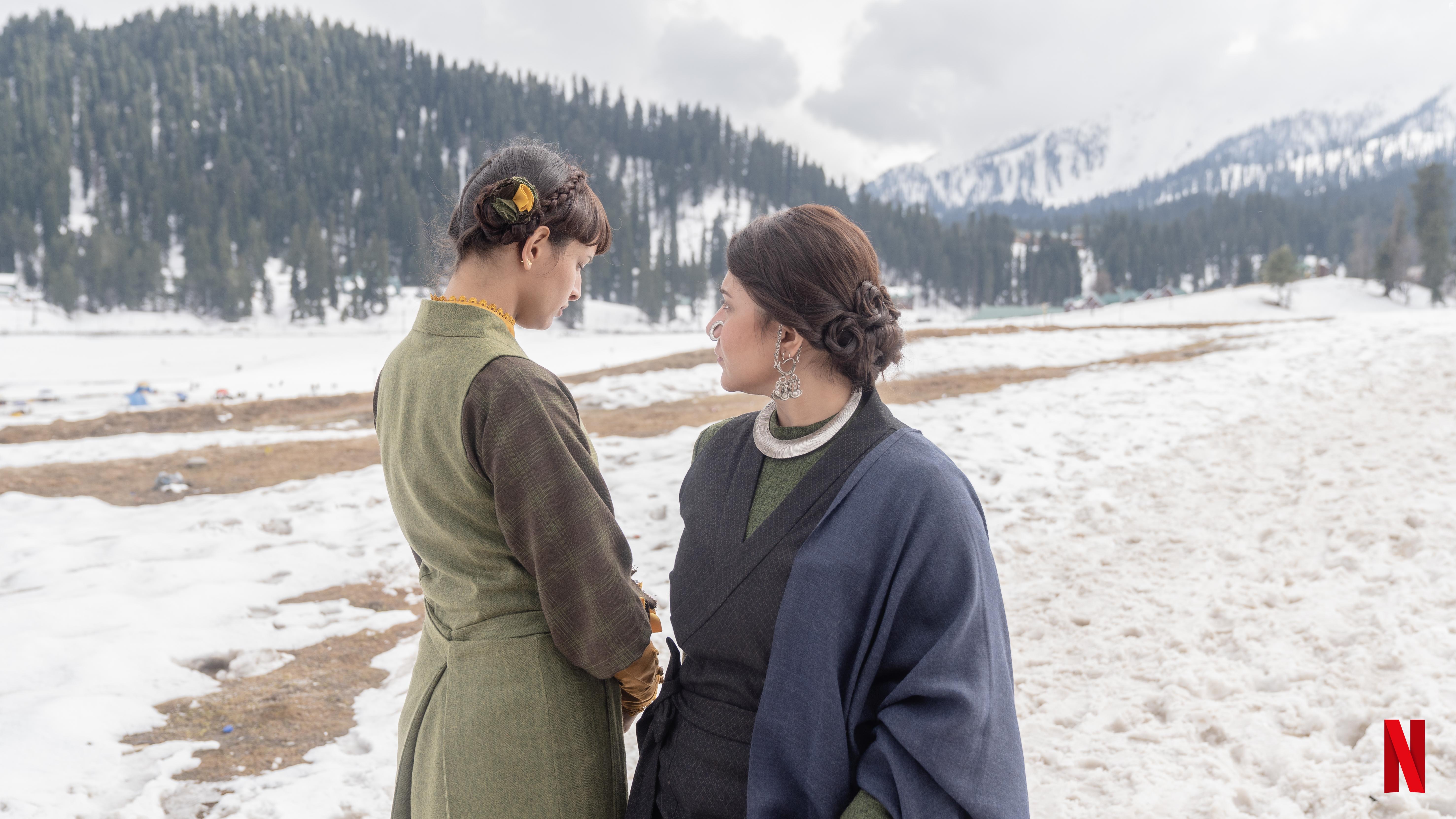 Swastika Mukherjee and Triptii Dimri in Qala (2022)