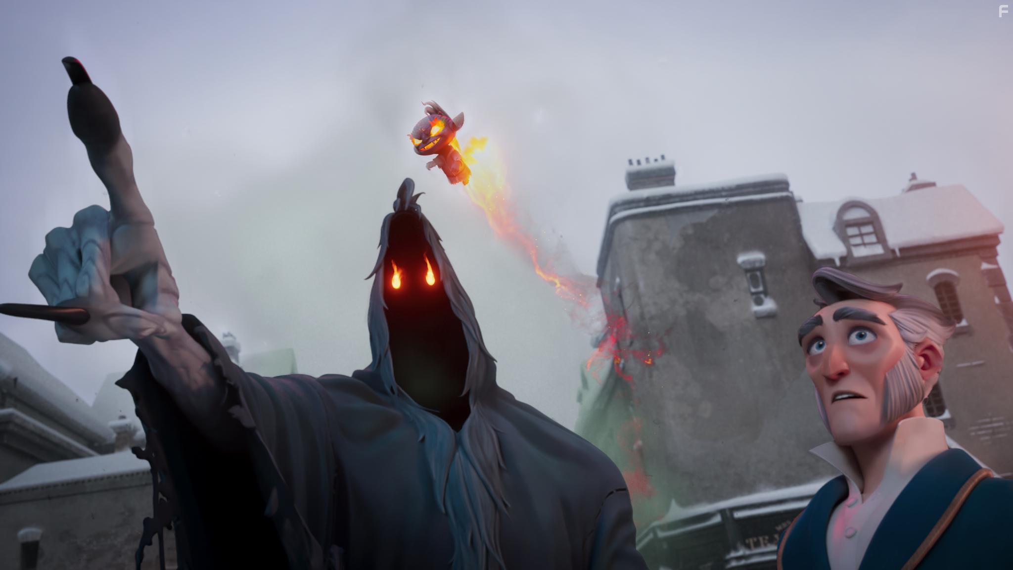 Luke Evans in Scrooge: A Christmas Carol (2022)