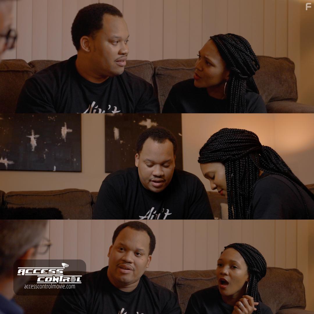 Andrew J. Bullard IV and Phedora Evermoore in Access Control (2022)