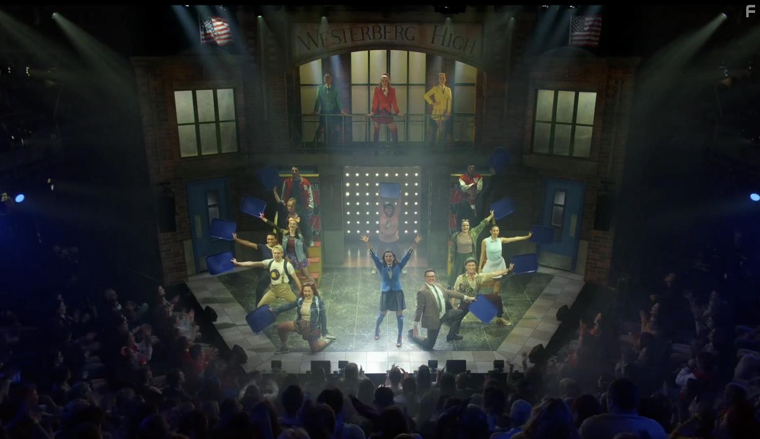 Vicki Lee Taylor, Mhairi Angus, Ailsa Davidson, Maddison Firth, Vivian Panka, Teleri Hughes, Rory Whelan, Hannah Lowther, Mary-Jean Caldwell, May Tether, Eleanor Morrison-Halliday, Benjamin Karran, Oliver Brooks, Christopher Parkinson, Jermaine Woods, Andy Brady, and Liam Doyle in Heathers: The Musical (2022)