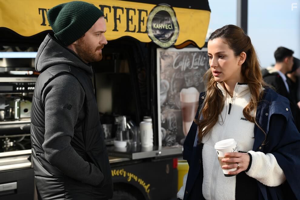 Engin ztrk and Irem Helvacioglu in Annenin Sirridir ocuk (2022)