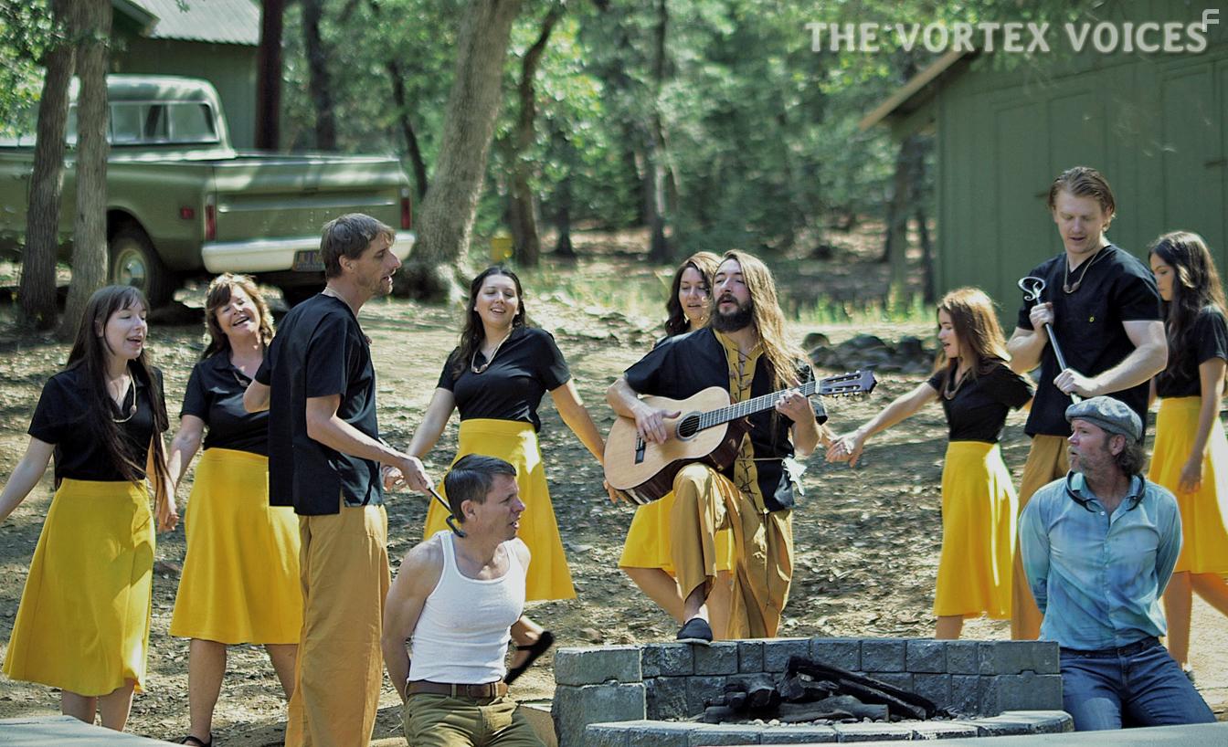 Christine Manola, Robert Emery, Kyle Kane, Adon Fanion, Alita Tripp, Mariya Tensina, Missy Jane, Allyson Lambert, Ananda Fanion, Corey Busboom, and Kevin Goss in The Vortex Voices (2022)