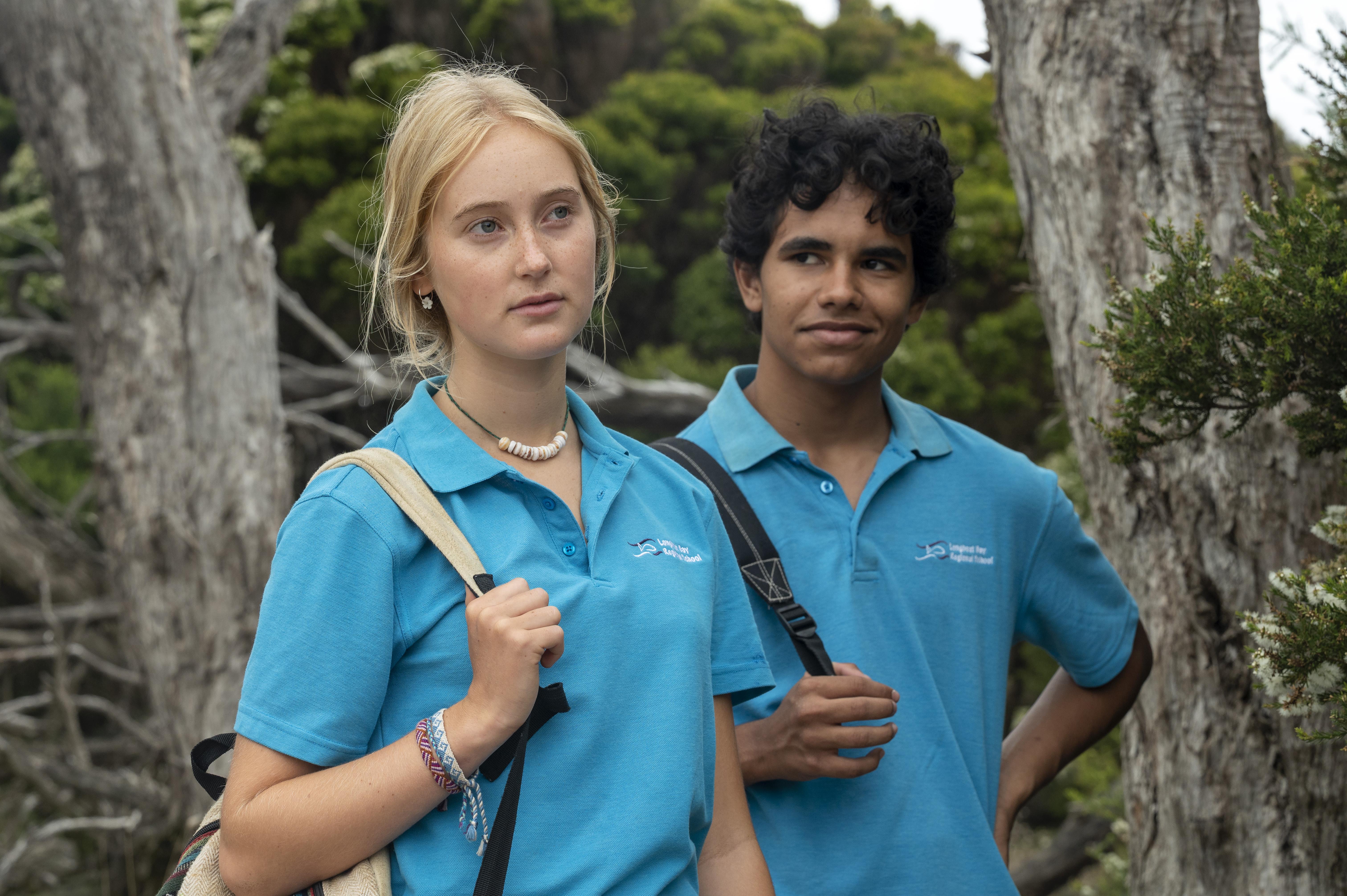 Pedrea Jackson and Ilsa Fogg in Blueback (2022)