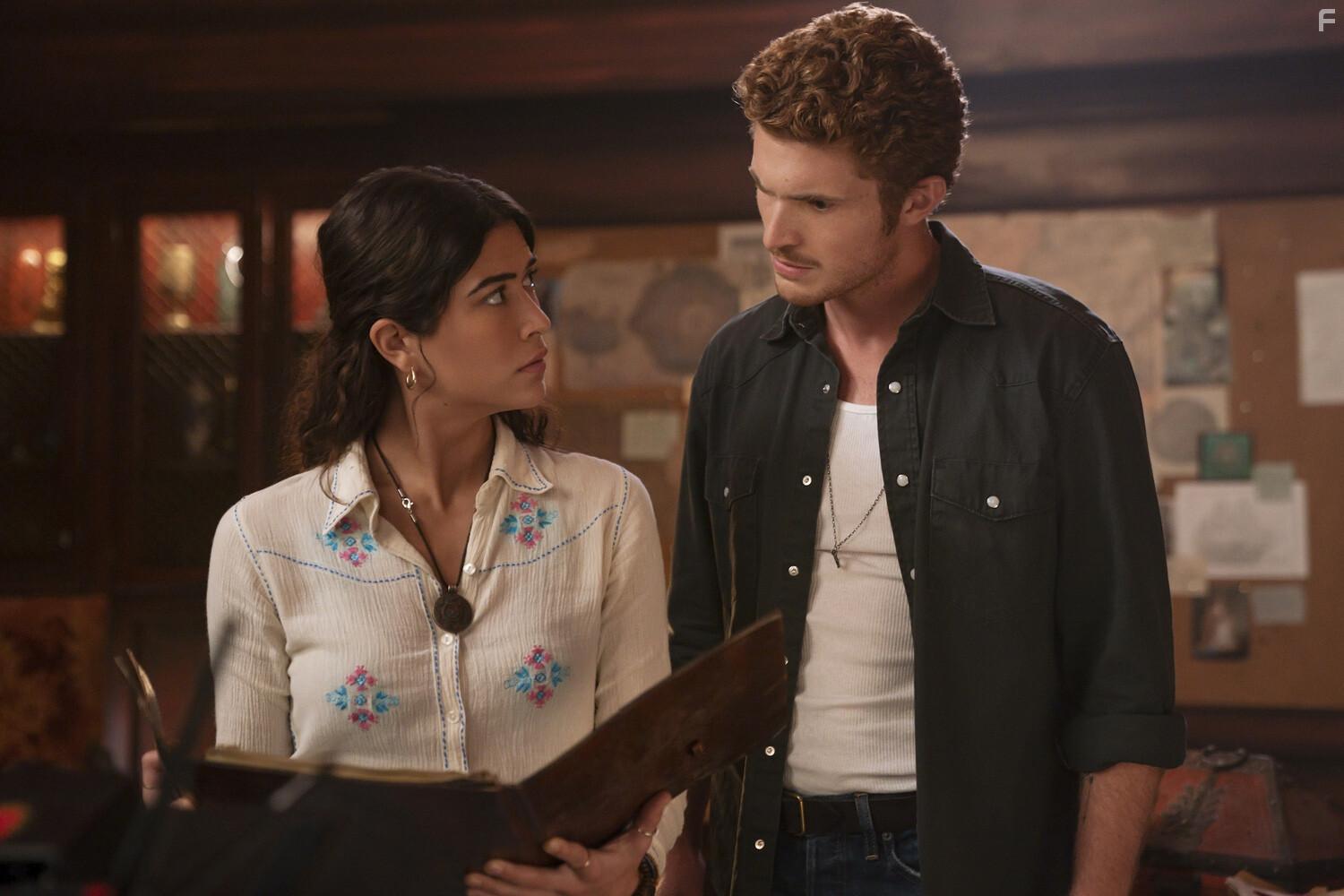 Jake Austin Walker and Salena Qureshi in National Treasure: Edge of History (2022)