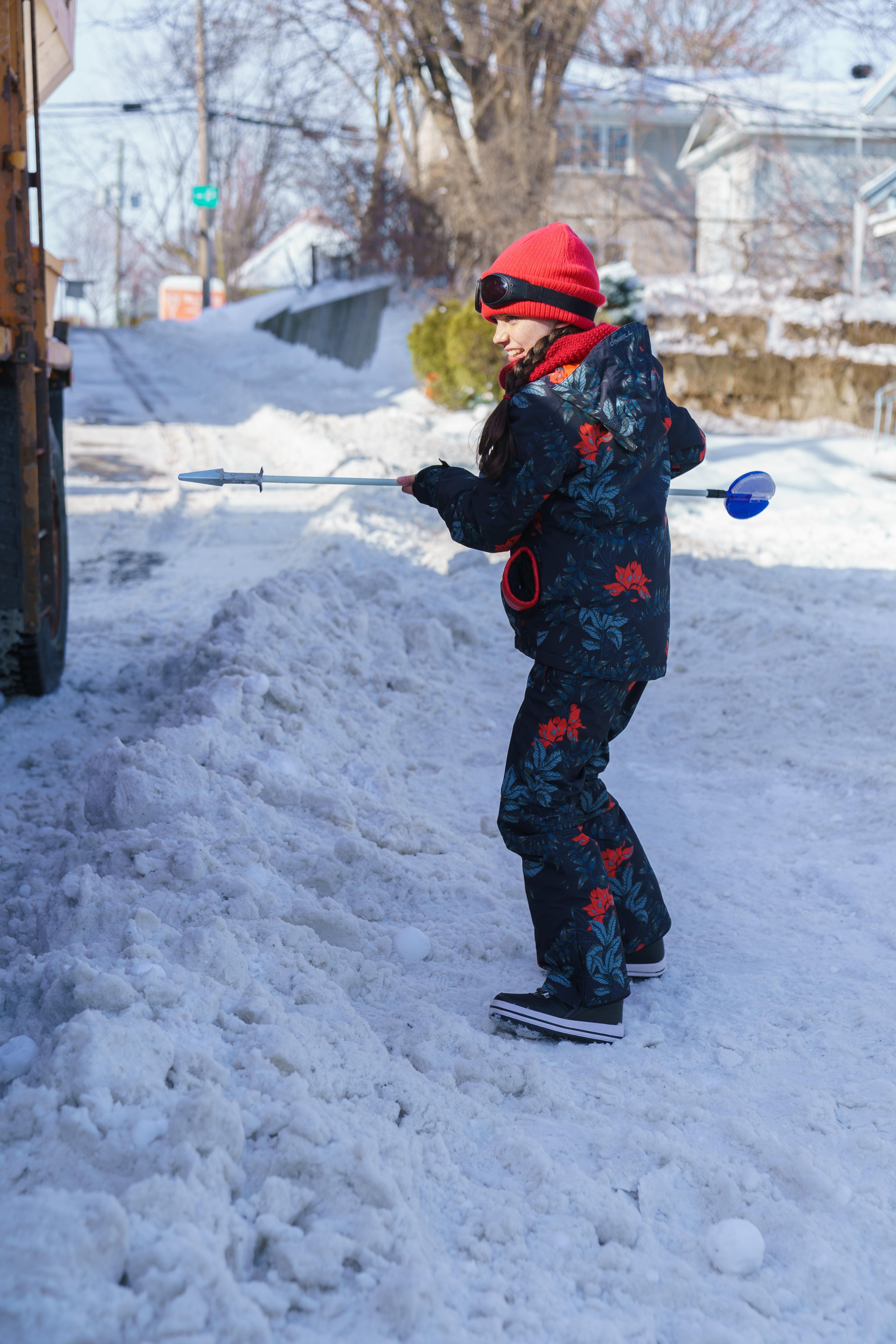Philippe Boss and Michaela Russell in Snow Day (2022)