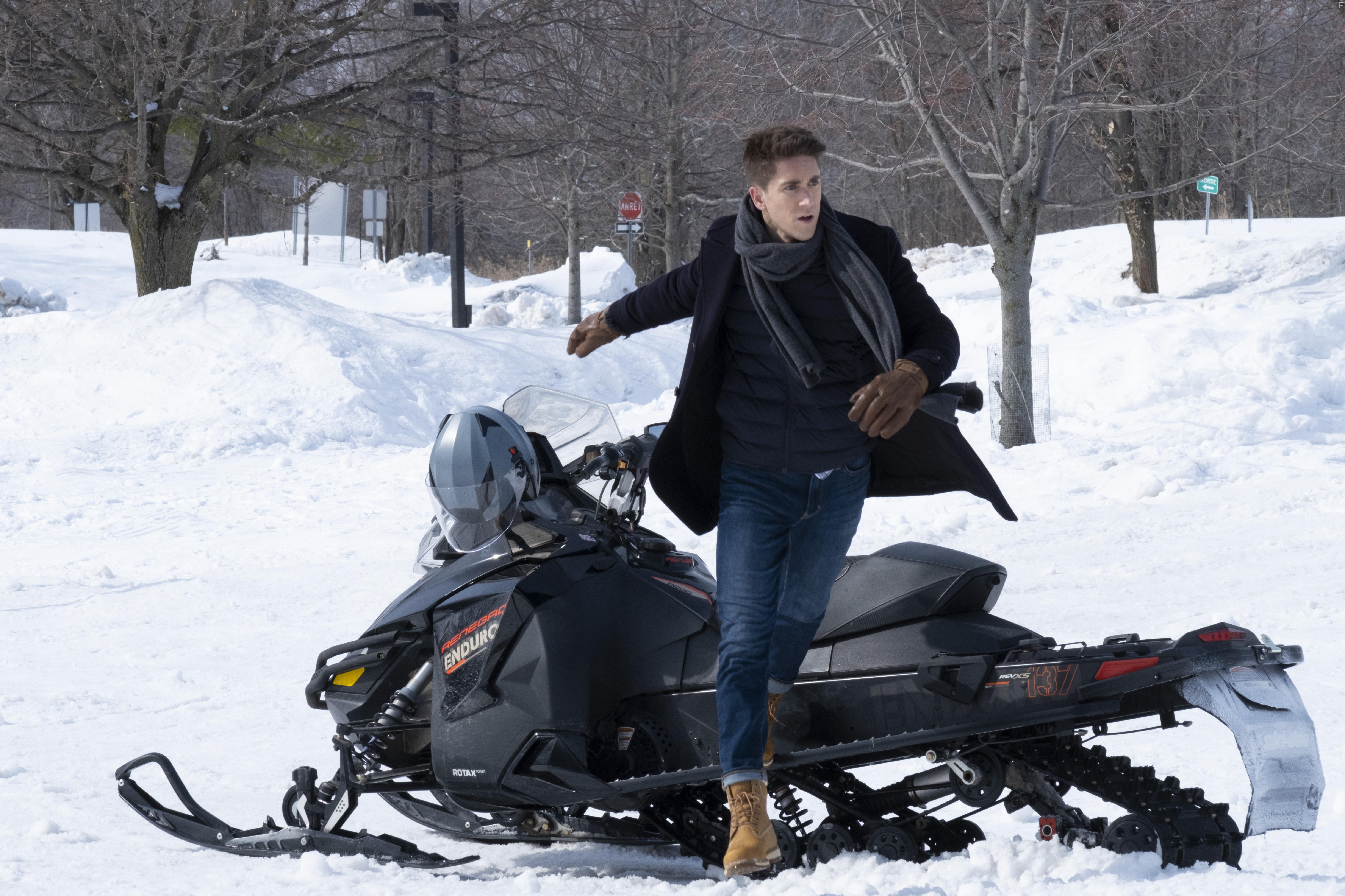 Bertrand Calmeau, Myles Erlick, and Chuck Wheeler in Snow Day (2022)