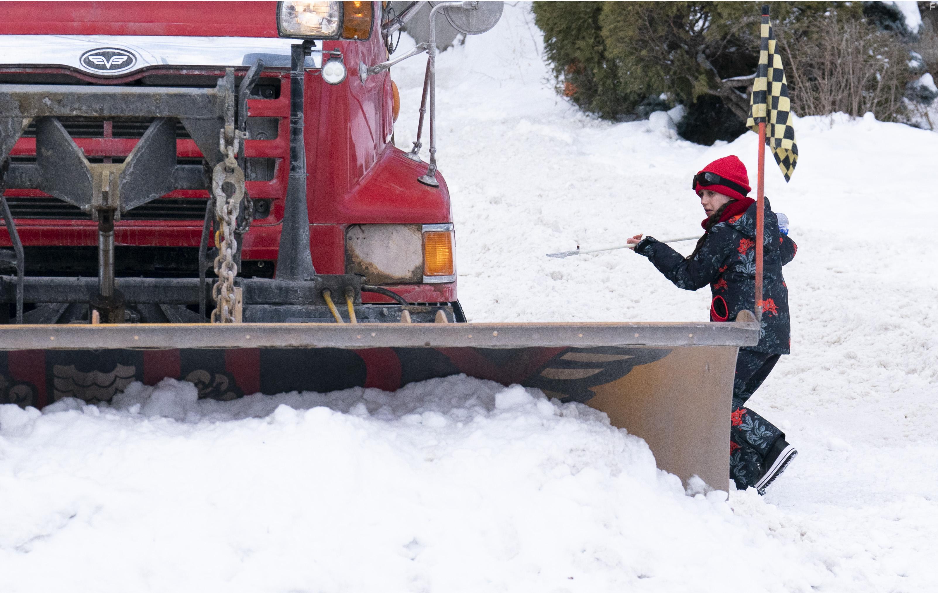 Philippe Boss and Michaela Russell in Snow Day (2022)