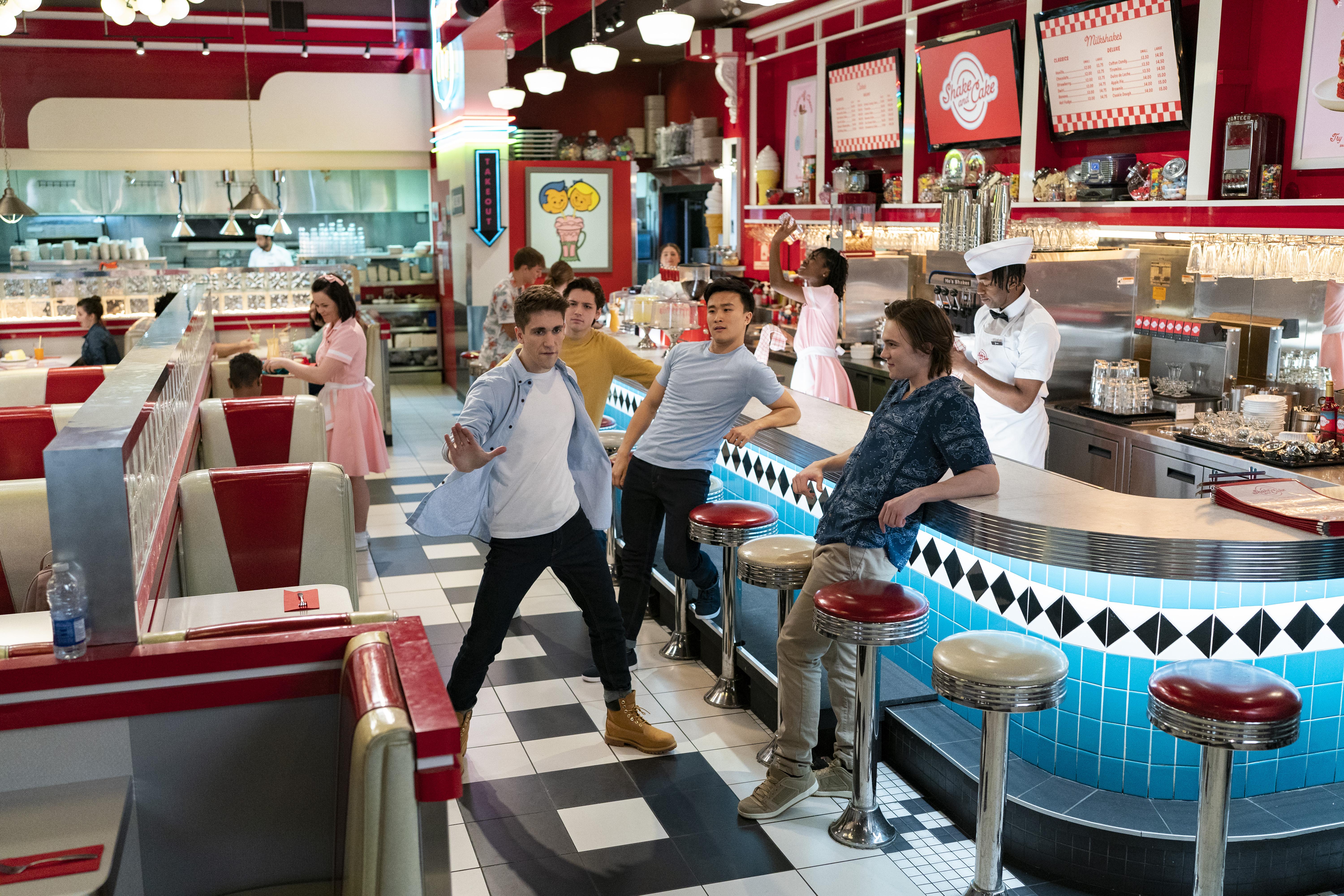 Bertrand Calmeau, Myles Erlick, and Chuck Wheeler in Snow Day (2022)