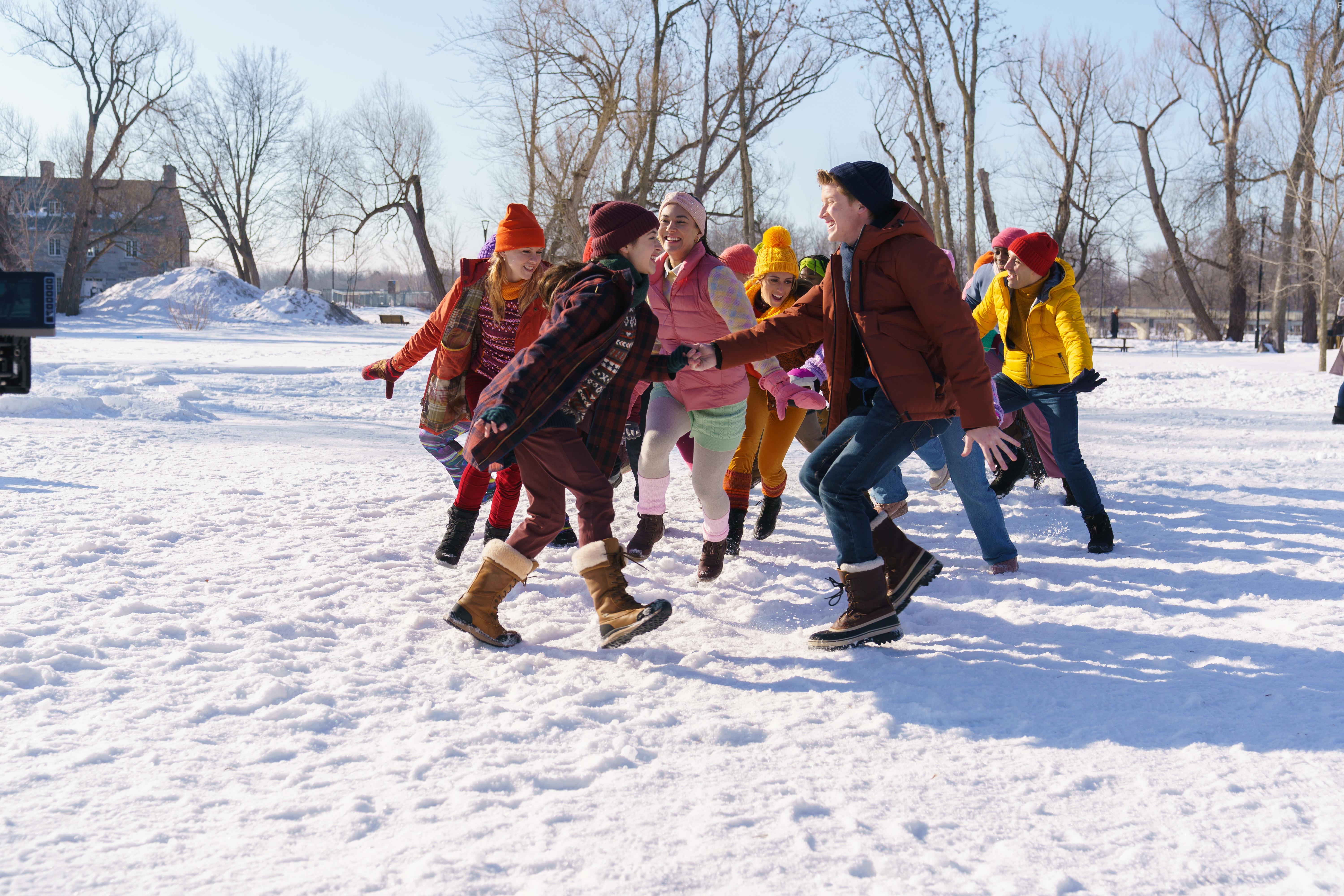 Bertrand Calmeau, Ky Baldwin, and Fabi Aguirre in Snow Day (2022)
