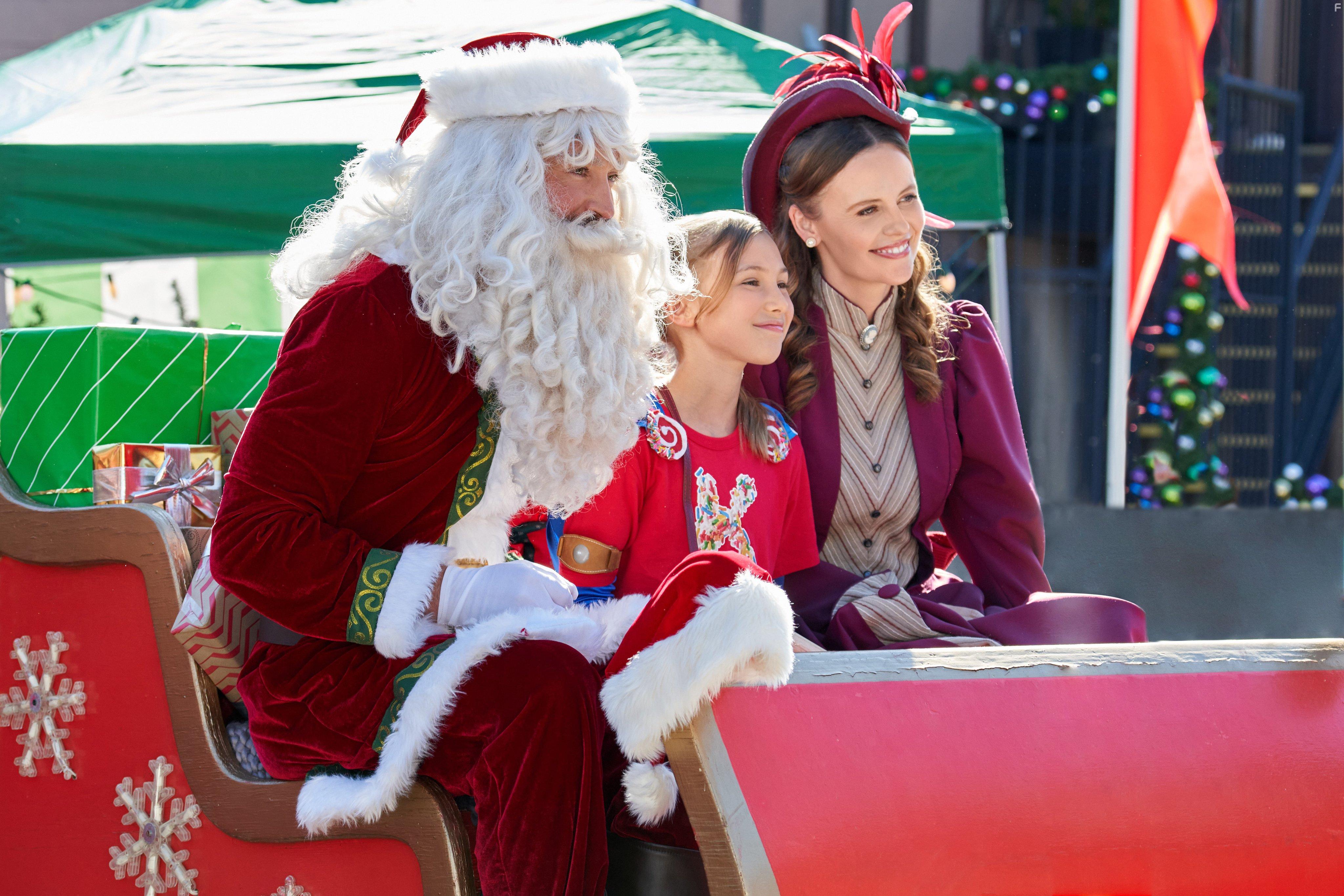 Sarah Ramos, Rubi Tupper, and Carlo Marks in A Kismet Christmas (2022)