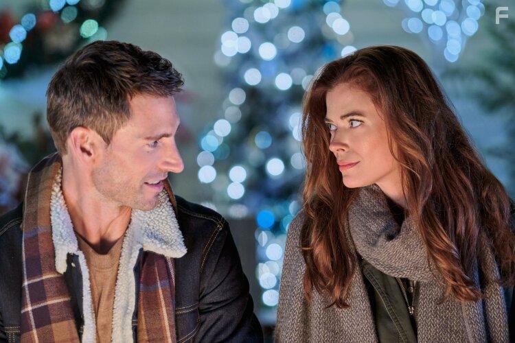 Peyton List and Andrew W. Walker in A Maple Valley Christmas (2022)
