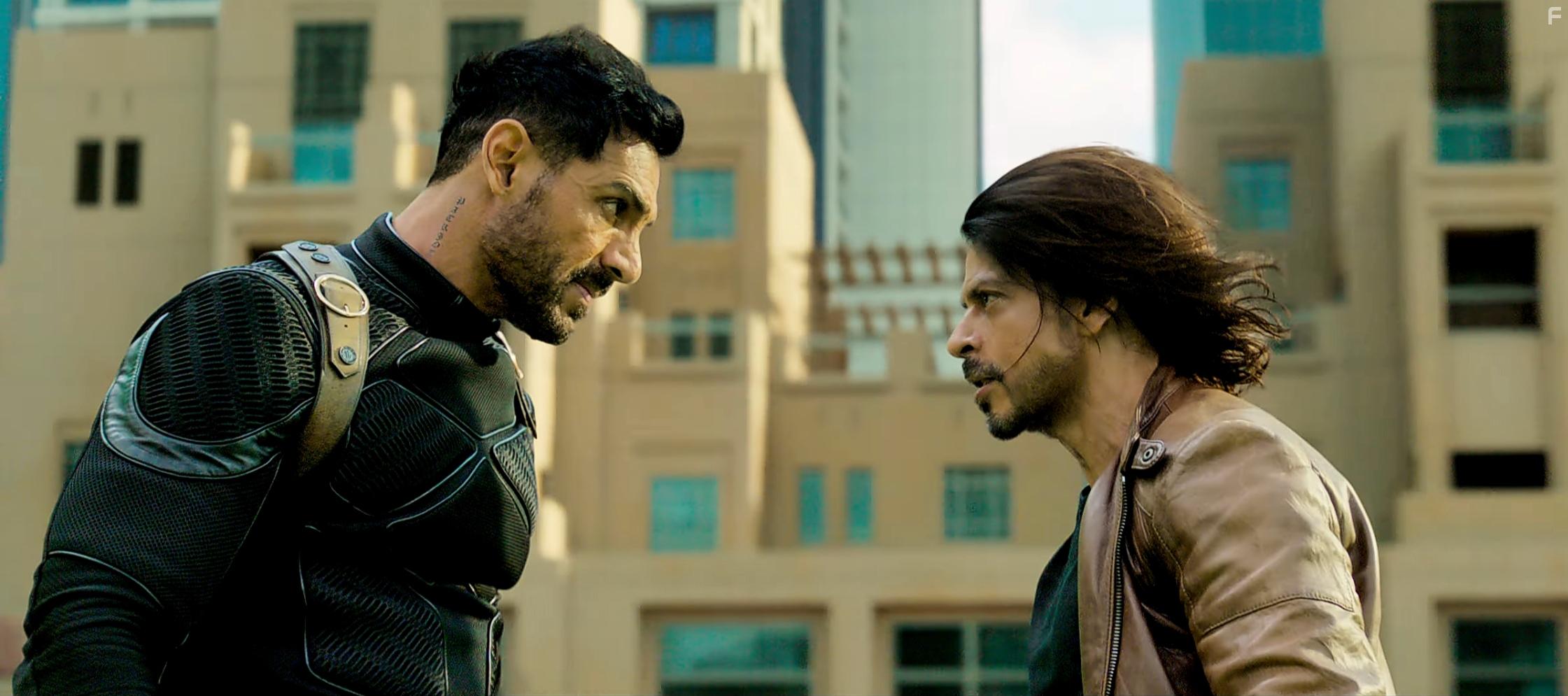 Shah Rukh Khan and John Abraham in Pathaan (2023)