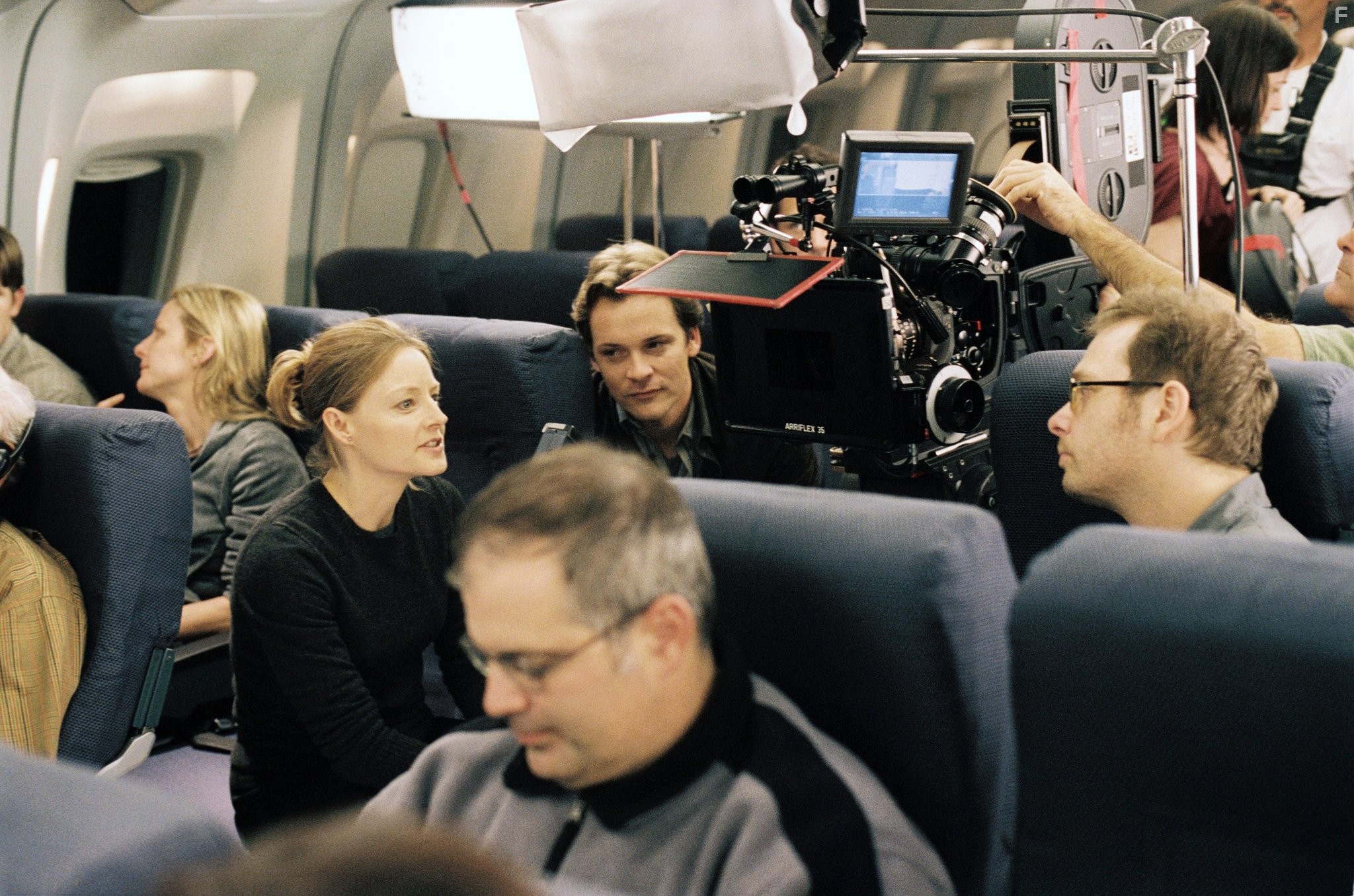 Jodie Foster, Peter Sarsgaard, and Robert Schwentke in Иллюзия полета (2005)