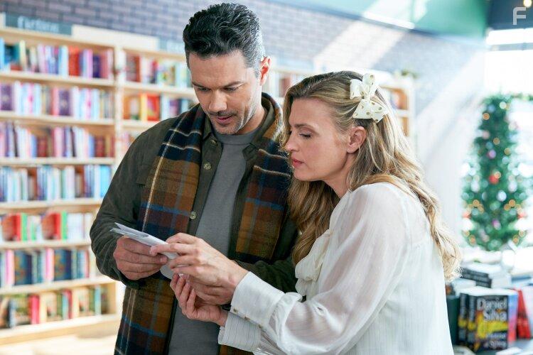 Brooke D'Orsay and Ryan Paevey in A Fabled Holiday (2022)