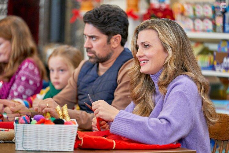 Brooke D'Orsay and David Attar in A Fabled Holiday (2022)