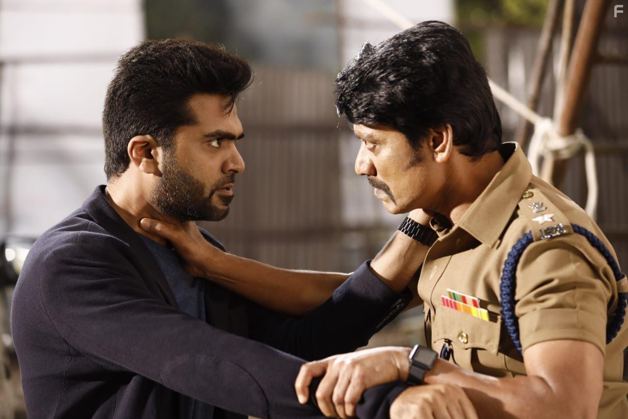 S.J. Suryah and Silambarasan Rajendar in Maanaadu (2021)